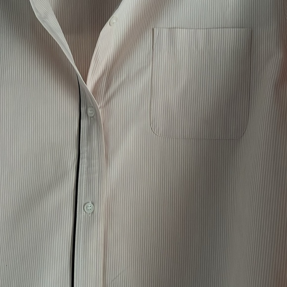 Realities 100% Cotton Long Sleeve Shirt Top Button Down Pale Pink EUC Size 16 - Picture 7 of 9